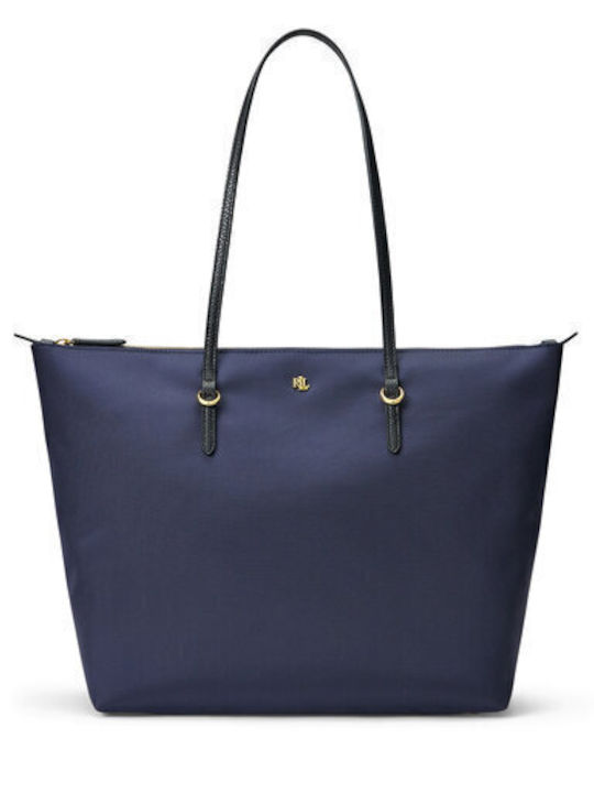 Ralph Lauren Keaton Γυναικεία Τσάντα Ώμου Navy ...