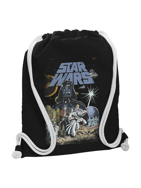 Koupakoupa Star Wars Παιδική Τσάντα Πλάτης Μαύρη 48x40εκ.