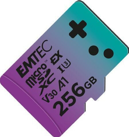 Emtec Gaming microSDXC 256GB U3 V30 A1 UHS-I 30MB/s