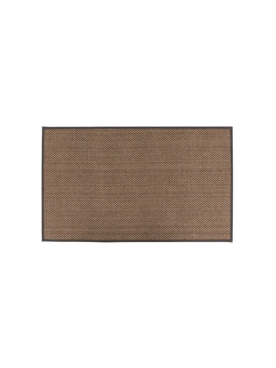 5Five Αντιολισθητικό Πατάκι Μπάνιου Wave Beige 45x75εκ.