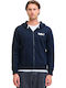 Cardigan With Hood Blue