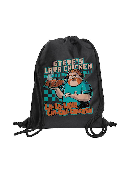 Koupakoupa Steves Lava Chicken Gym Backpack Black