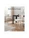 Dining Room Fabric Chair White 2pcs