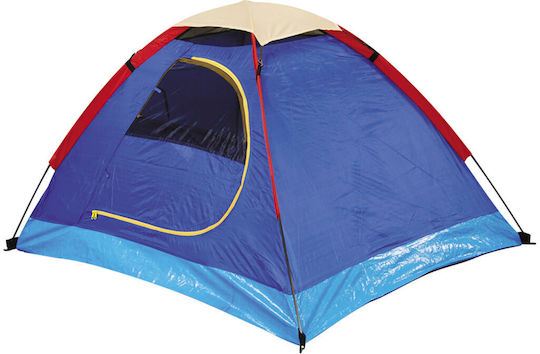Grasshoppers Σκηνή Camping Igloo Μπλε 3 Εποχών για 1 Άτομο 140x115x90εκ.
