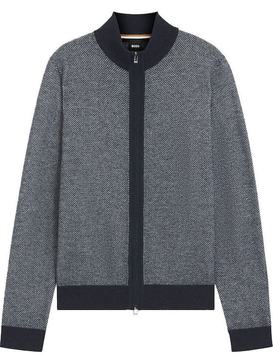 Hugo Boss Men's Knitted Cardigan Blue 50549950-404