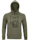 Sweatshirt mit Kapuze Khaki