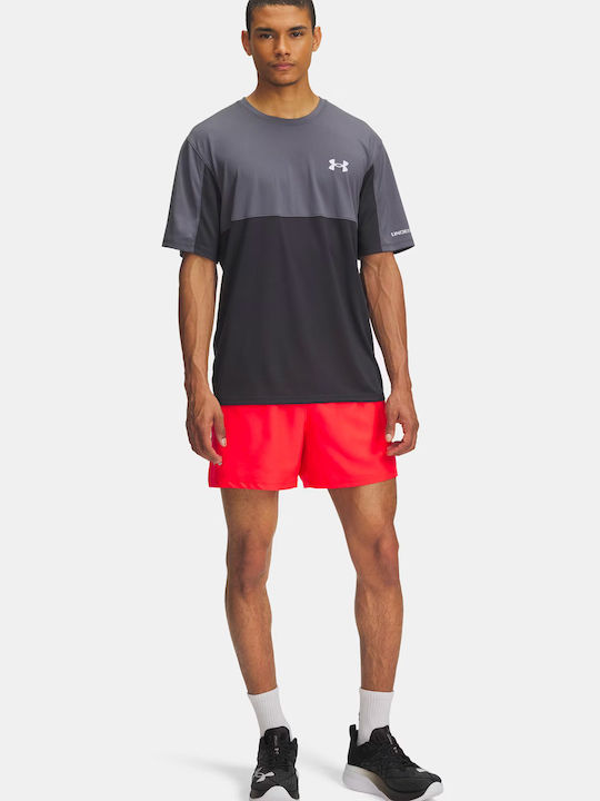 Under Armour Launch 5'' Sports Men's Red Shorts