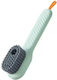 Shoe Cleaning Brush Detergent Container Detergent Dosing Button Very Soft Plastic Bristles Green
