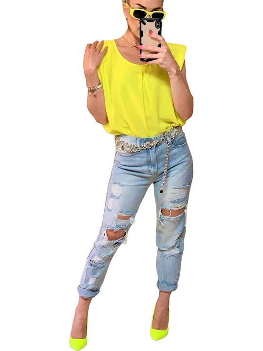 Woman's Fashion Blouse Yellow