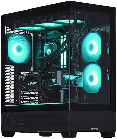 Actina KOMACNGIP0308 Гейминг Настолен компютър (Ryzen 7-9800X3D/32GB DDR5/2TB SSD/GeForce RTX 5090/Без операционна система)