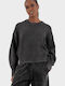 Women's Long Sleeve Cotton Sweater Black