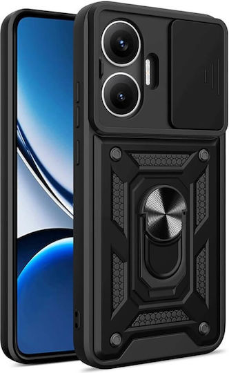 Bodycell Slide Cover Back Cover Metallic Black (Poco F7)