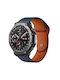 Каишка Кожа Тъмносин (Amazfit T-Rex 3)
