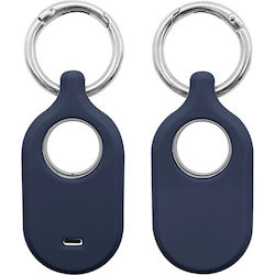 4Smarts Θήκη Μπρελόκ Σιλικόνης για SmartTag2 σε Λευκό χρώμα 4τμχ