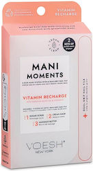 Voesh Mani Moments Duo Vitamin Recharge 2x Zestaw Do Manicure Peeling Cukrowy + Maska Kremowa + Masło Do Masażu + Pilnik Do Paznokci
