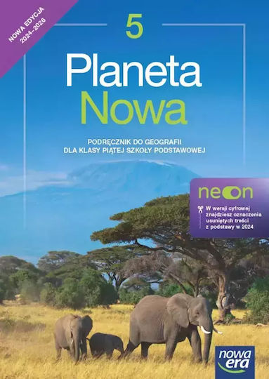 Geografie New Planet Manual Neon Clasa a 5-a Școala Primară Ediția 2024-2026