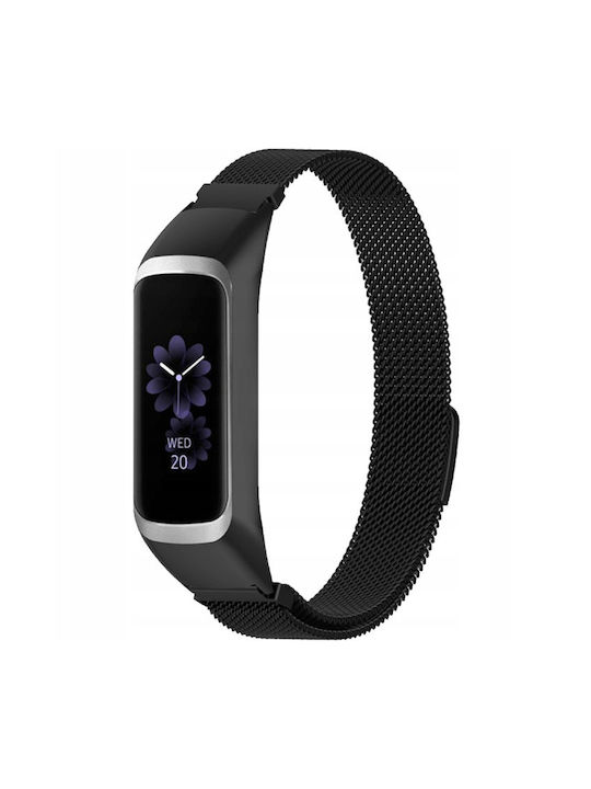Armband Rostfreier Stahl Schwarz (Galaxy Fit 2)