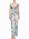 Women's One-piece Suit Light Blue