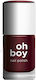OhBoy Glossy Βερνίκι Νυχιών Γκλιτερ Σκουρο Κοκκινο