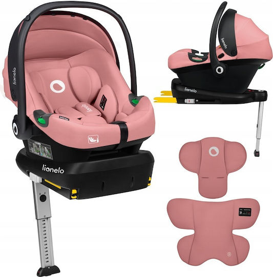 Lionelo Astrid Καθισματάκι Αυτοκινήτου i-Size με Isofix Pink Coral