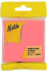 Self-Adhesive Memo Pads 75x75 Mm Pink Set 80 Pieces