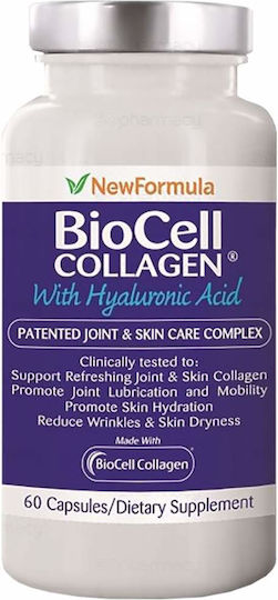 Biocell Technology BioCell Collagen с Хиалуронова киселина 60 капси