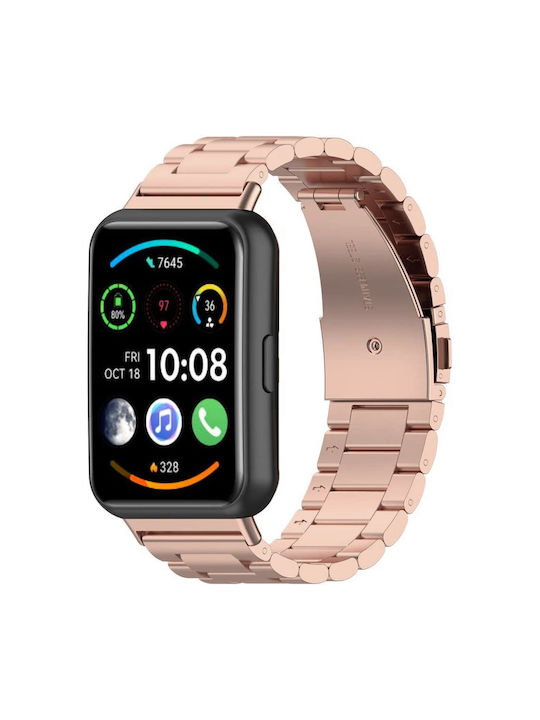 Strap Stainless Steel Rose Gold (Huawei Watch Fit 2)