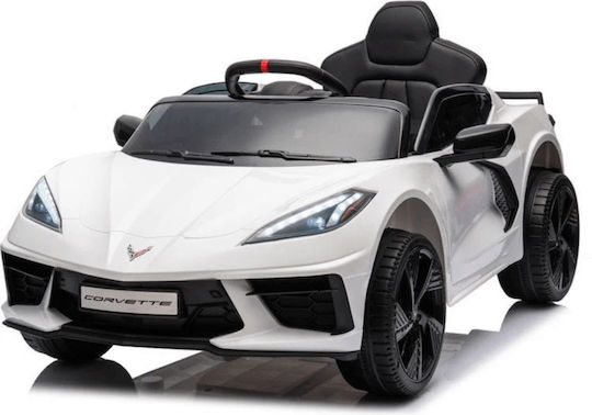 Corvette C8 Einsitzer Lizensiert 12 Volt Weiß Kinderfahrzeuge CARS-TR2309R/C-12V-Weiß