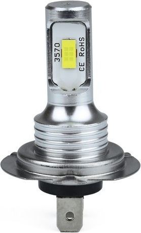 Set 2 Lămpi Auto Led H7 Csp 3570 5000 Lm 40w Putere Led Alb Rece 6000 K Lumini Ceată Faza Scăzută Faza Înaltă Instalare Plug Play