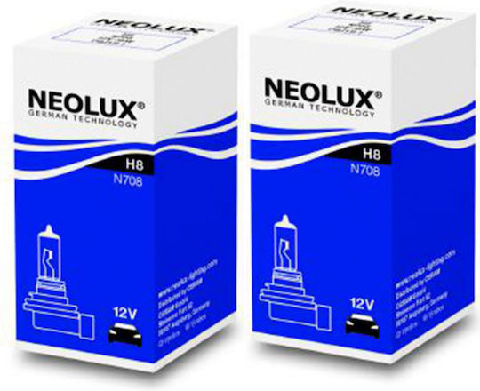 Пакет 2 X Крушка За Фар H8 12v Pgj19-1 35w Neolux