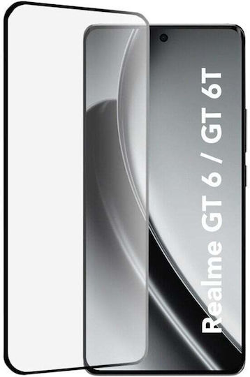 Screen Protector Realme GT 6 GT 6T Skyddar Innovation Sticlă Călită Ultra HD 111D Protecție Instalare Ușoară Set Autocolante Transparent