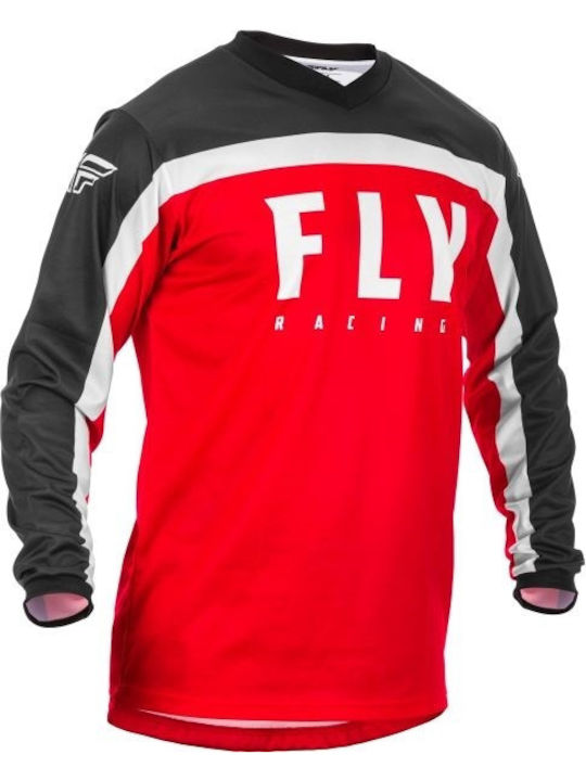 Μπλούζα Motocross Fly Racing F-16-black Red White