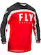 Мотоциклетна Блуза Motocross Fly Racing F-16 Червено Бяло