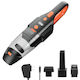Portable Vacuum Cleaner 120w 3 Heads Brushes Flashlight Battery Hepa Filter