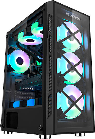 ProGaming Compit Triple X Desktop PC (i7-9700F/32GB DDR4/512GB SSD/GeForce GTX 1660 Super/W11 Home) Negru