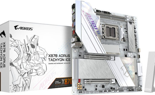 Gigabyte X870 Aorus Tachyon ICE Wi-Fi Motherboard Extended ATX with AMD AM5 Socket