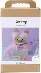 Craft Kit Sewing Cat Assorted Colours 977882