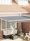 vidaXL Τέντα Βεράντας Λευκή 3.5x2.5m