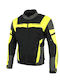Seca Orkan II Herren Motorradjacke 4 Jahreszeiten Wasserdicht Titanium/Fluo Yellow