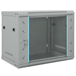 vidaXL Wandmontiert Rack-Schrank 60x45x50cm Gra...