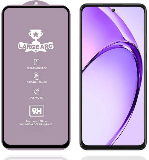 Oppo A80 5g A60 4g A3 Pro 5g 9h 0.4mm Висок Алуминиев Голям Дъгов Закалено Стъкло Филм
