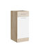 Floor Cabinet Sonoma Oak, White 30x46x82cm