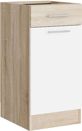 Sonoma Oak, White 40x46x82бр