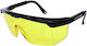 Protective Glasses Adjustable Arms F Yellow