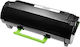 Premium Compatible Toner for Laser Printer Lexmark Black