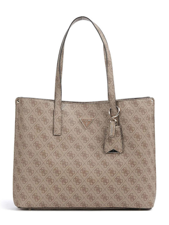 Guess Meridian Ii Women's Bag Shoulder Beige
