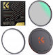 K&F Concept Σετ Φίλτρων PL / CPL Διαμέτρου 82mm για Φωτογραφικούς Φακούς