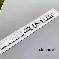 Autocolant Logo Amg Mercedes Benz Argintiu Aif274 Autocolant Logo Amg Mercedes Benz Argintiu Aif274
