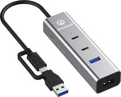 Graugear USB Hub 4 Θυρών (USB-A)