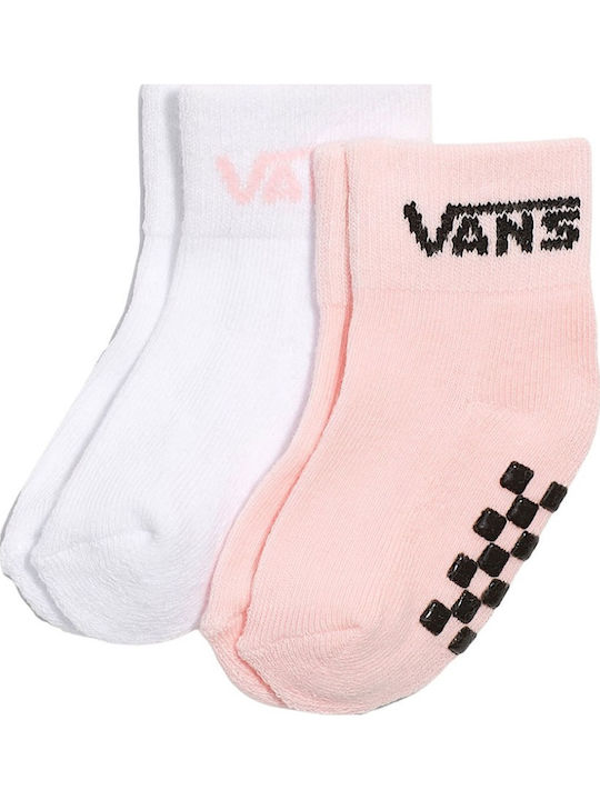 Vans Kids' Socks Classic Powder Pink 2 Pairs